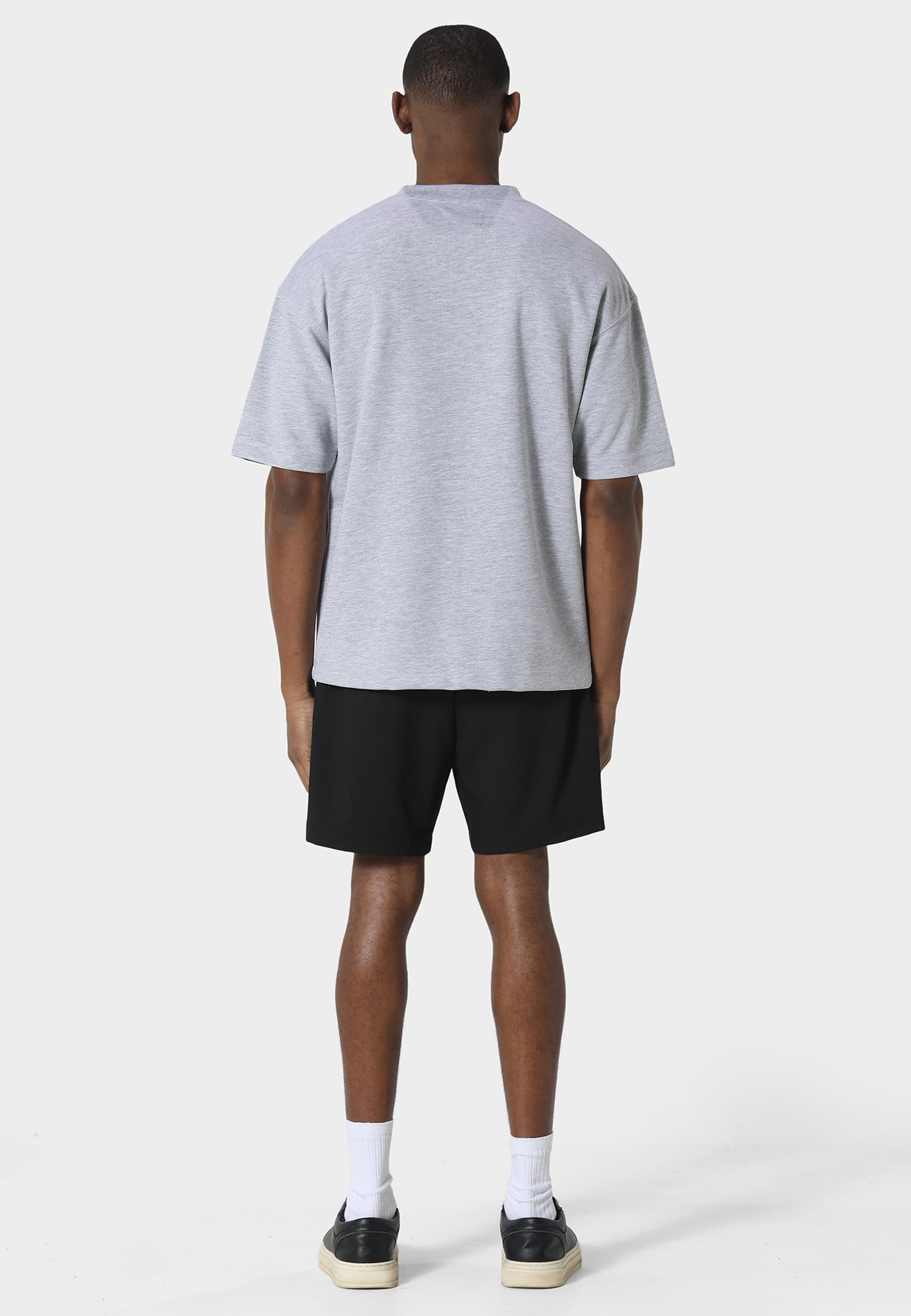 Pas De Monaco Lemond Marl Grey T-Shirt